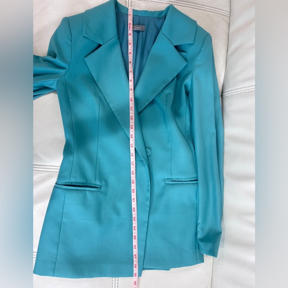 LICHI Suit Jacket ( Part Of A Set if wanted to) In Small Size - Picture 10 of 12